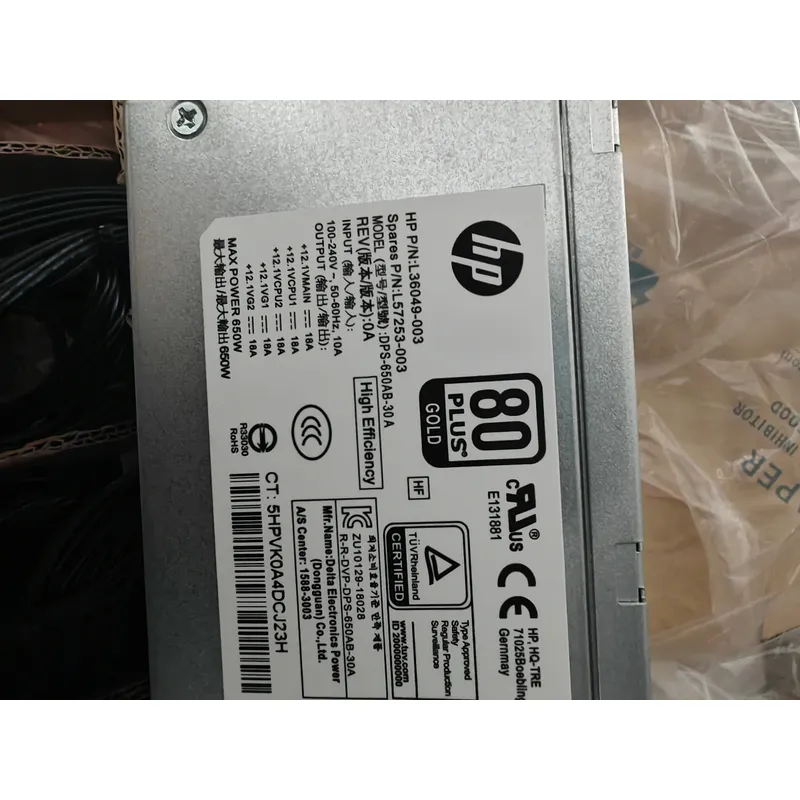 Power Supply 650W - Nieuwe originele 650W voeding voor HP