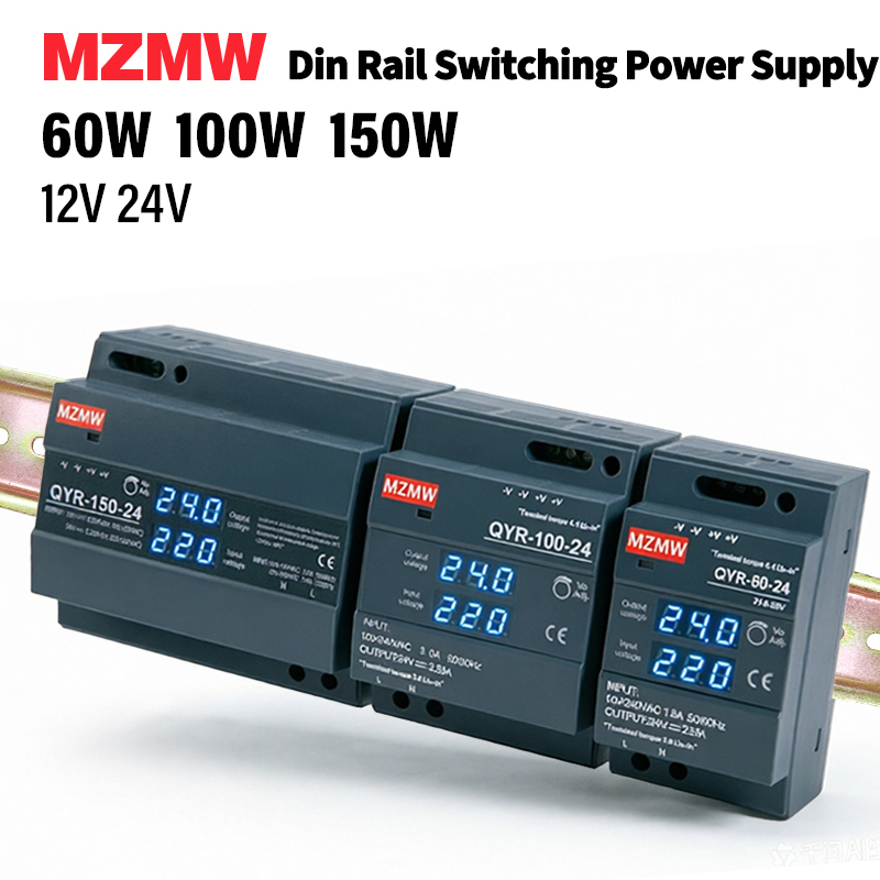 Smps Power Supply - MZMW 60W 100W 150W DIN-rail schakelende