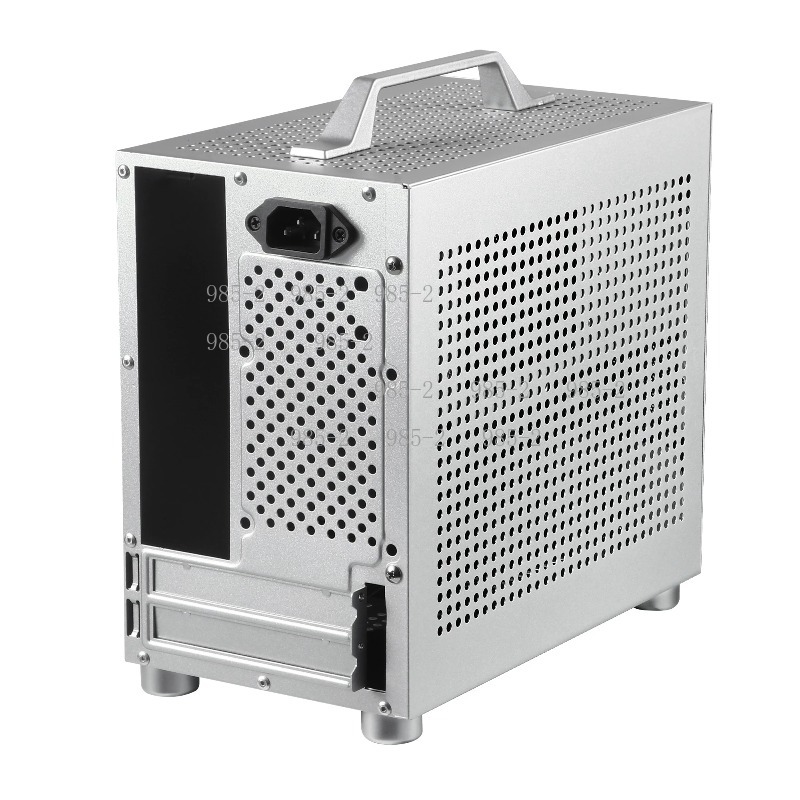 Pc Power Supply - Mini ITX Tower-behuizing met draaggreep, ondersteunt