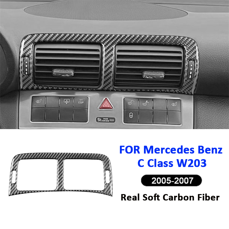 Open Frame Power Supply - Koolstofvezel Auto Middenconsole Airconditioning Uitlaat Knop