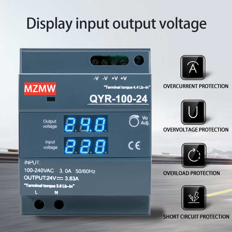 MZMW 60W 100W 150W DIN-rail sc - Smps Power Supply recensie en prijs