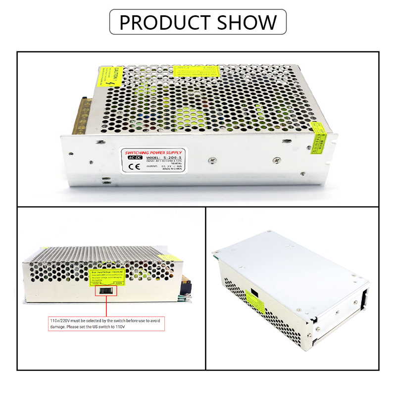110/220V AC naar DC 5V 40A 200 - Smps Power Supply recensie en prijs
