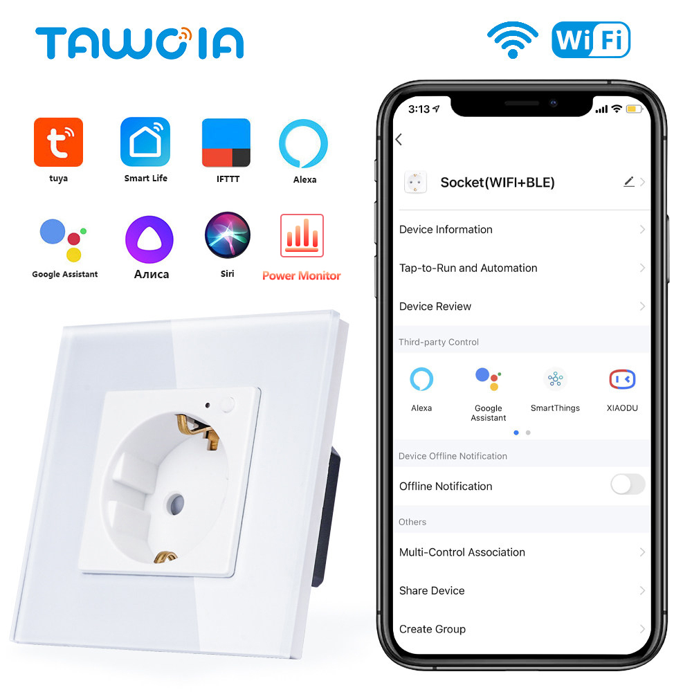 TAWOIA Wifi-stopcontact EU-sta - Open Frame Power Supply recensie en prijs