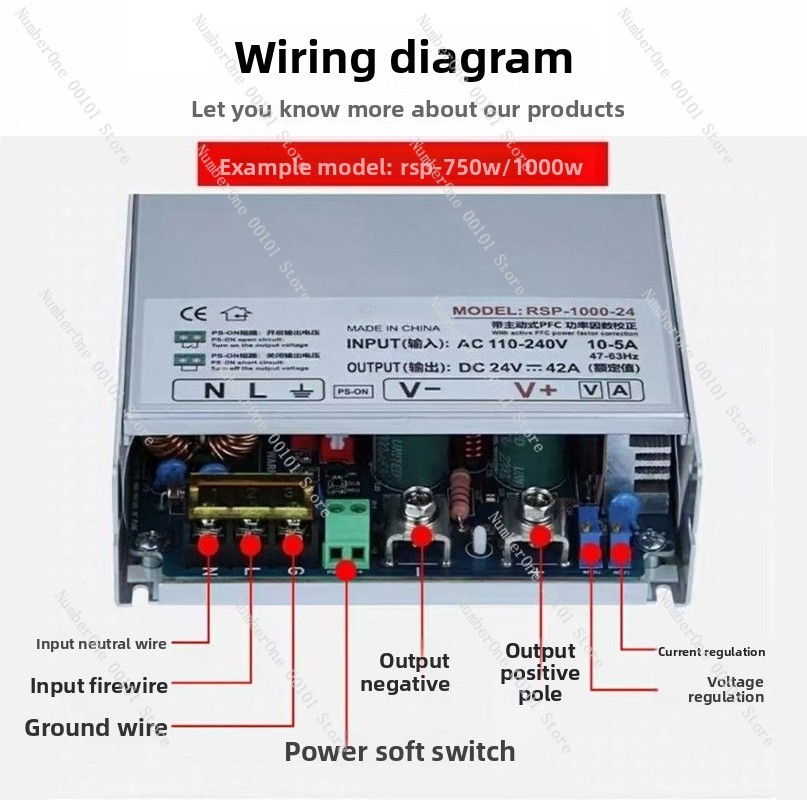 Hoogvermogen schakelende voedi - Power Supply 750W recensie en prijs