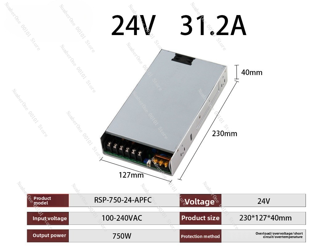 Hoogvermogen schakelende voedi - Power Supply 750W recensie en prijs