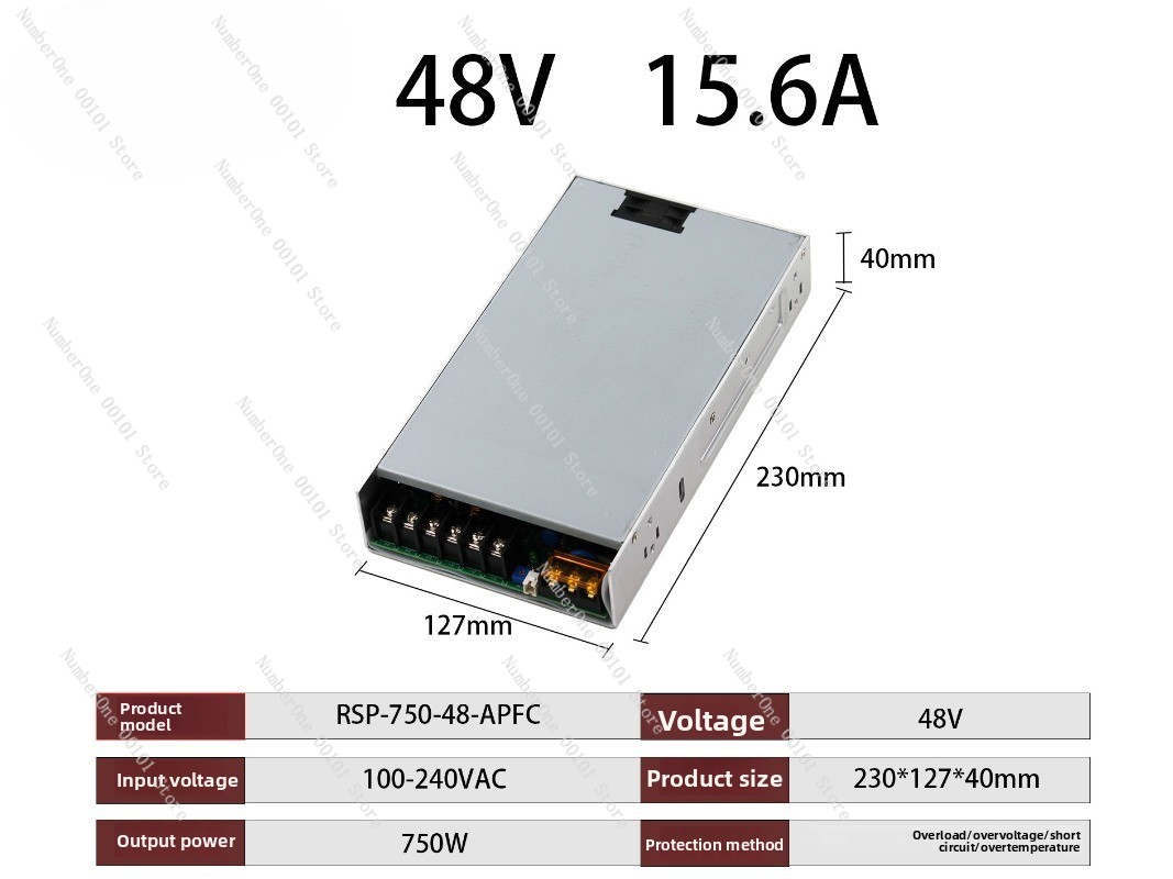 Hoogvermogen schakelende voedi - Power Supply 750W recensie en prijs