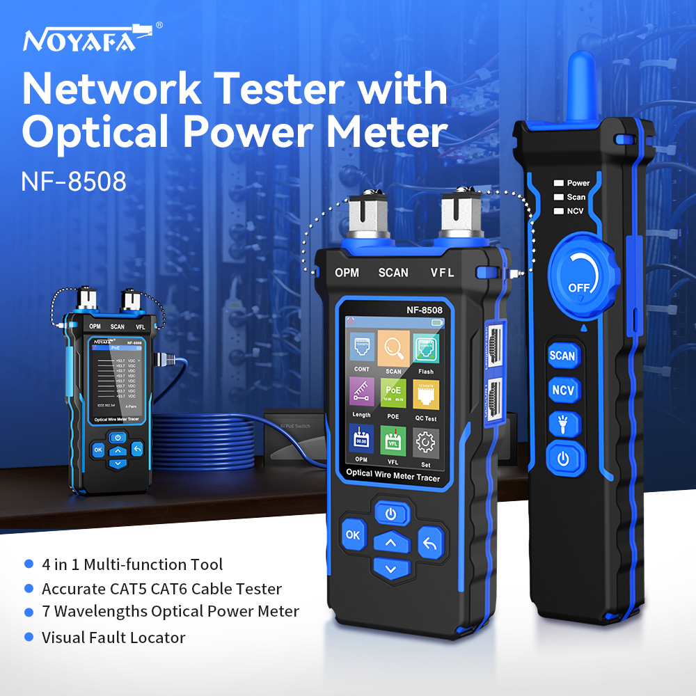 Noyafa NF-8508 Kabel Tracker L - Power Supply Tester recensie en prijs