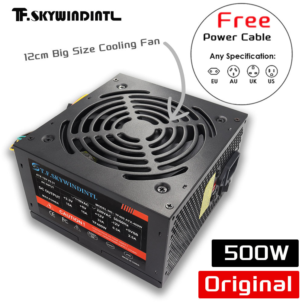 Goedkope 500W Zwarte ATX Deskt - Power Supply 650W recensie en prijs