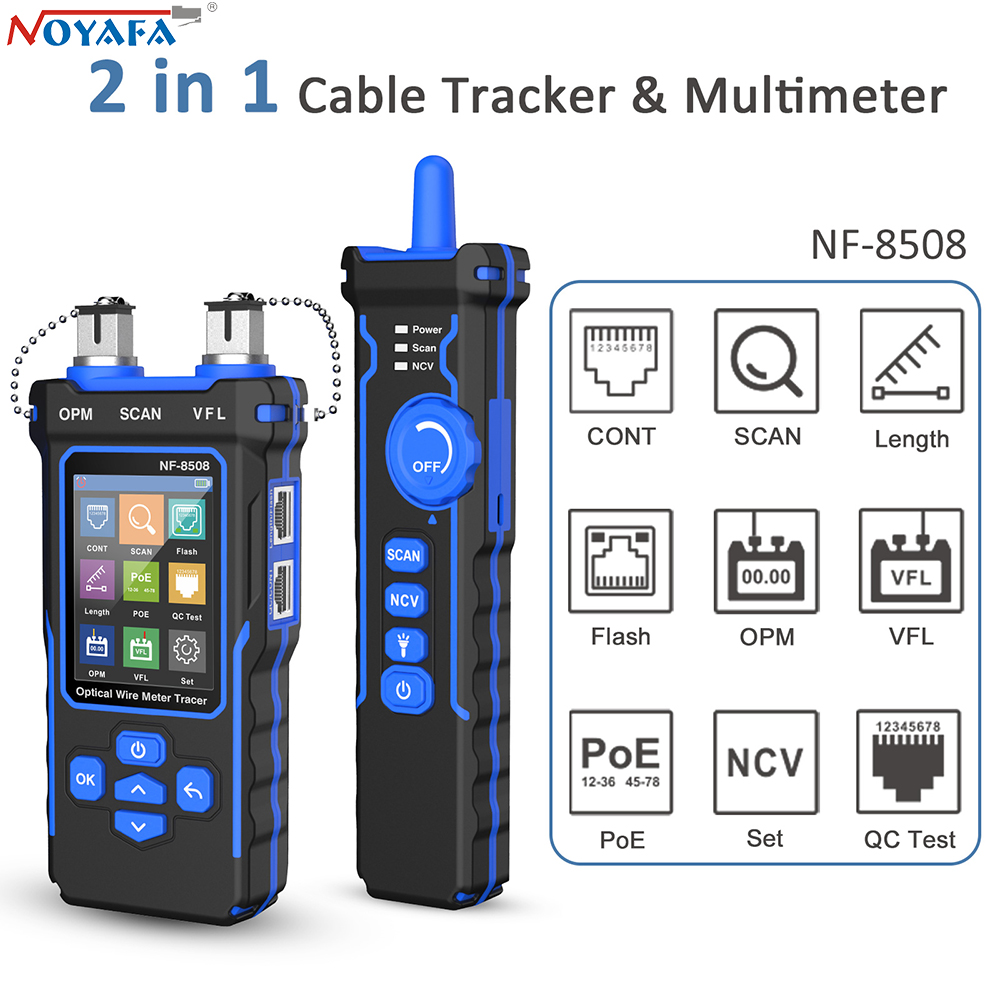 NOYAFA NF-8508 Netwerkkabeltes - Power Supply Tester recensie en prijs