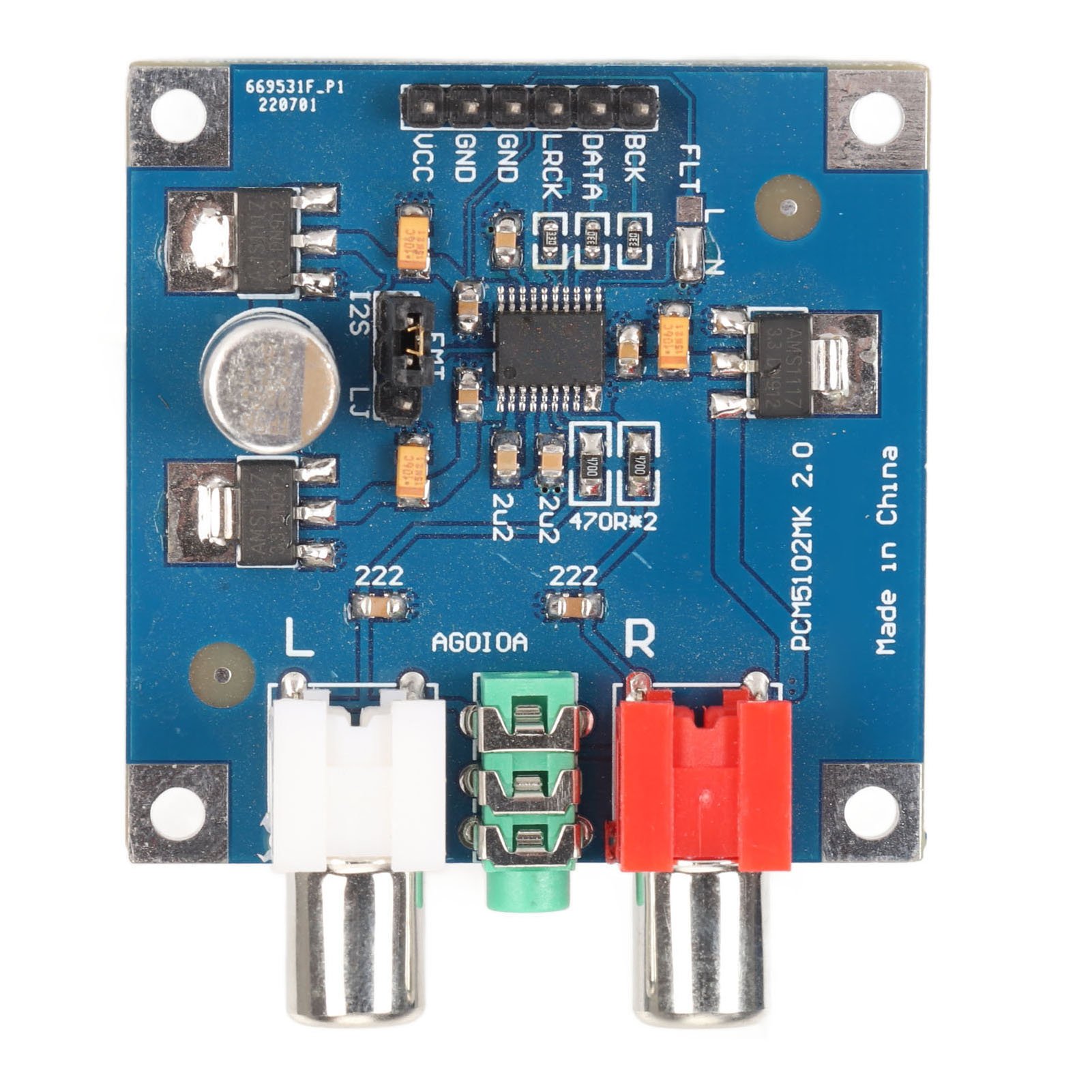 DAC Decoder Board I2S Ingang 3 - Modular Power Supply recensie en prijs