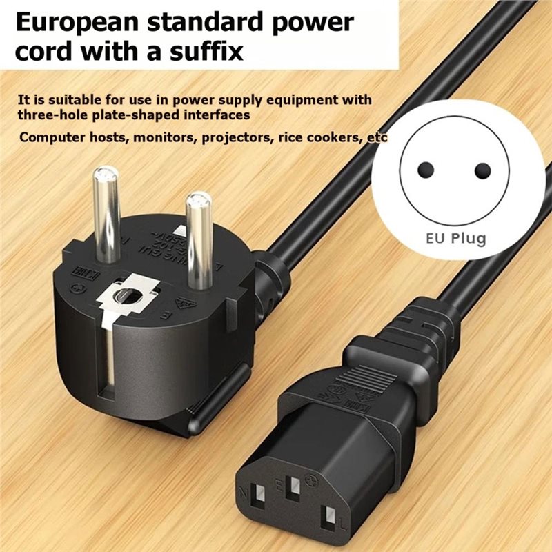 EU Stekker C13 Voedingskabel 1 - Psu Computer recensie en prijs