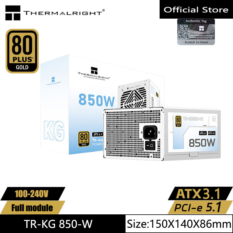 Thermalright TR-KG850 Witgoude - Power Supply 750W recensie en prijs