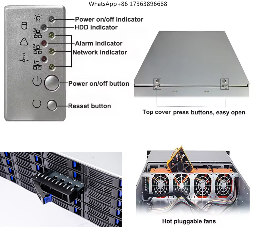 4U Rackmount Serverkast met 24 - Server Power Supply recensie en prijs