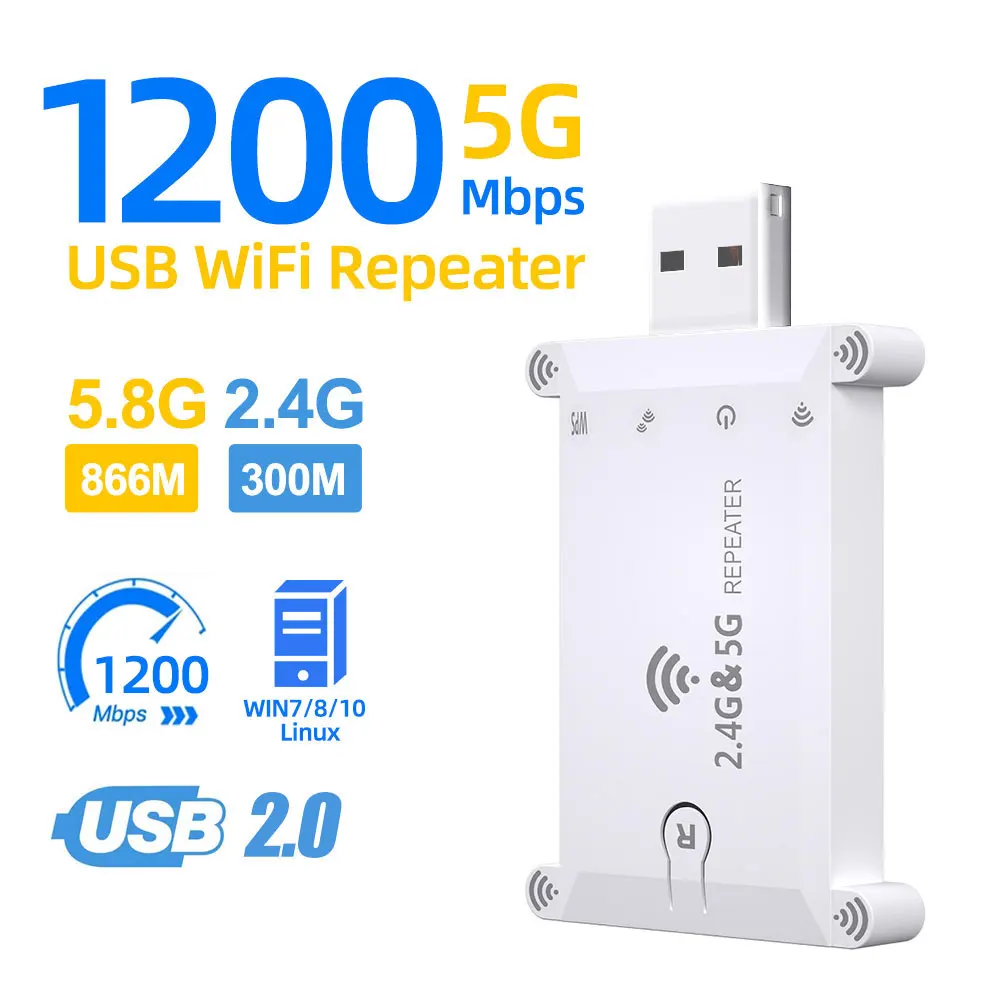 WiFi FIY 2.4g/5g Usb Wifi Repe - Server Power Supply recensie en prijs